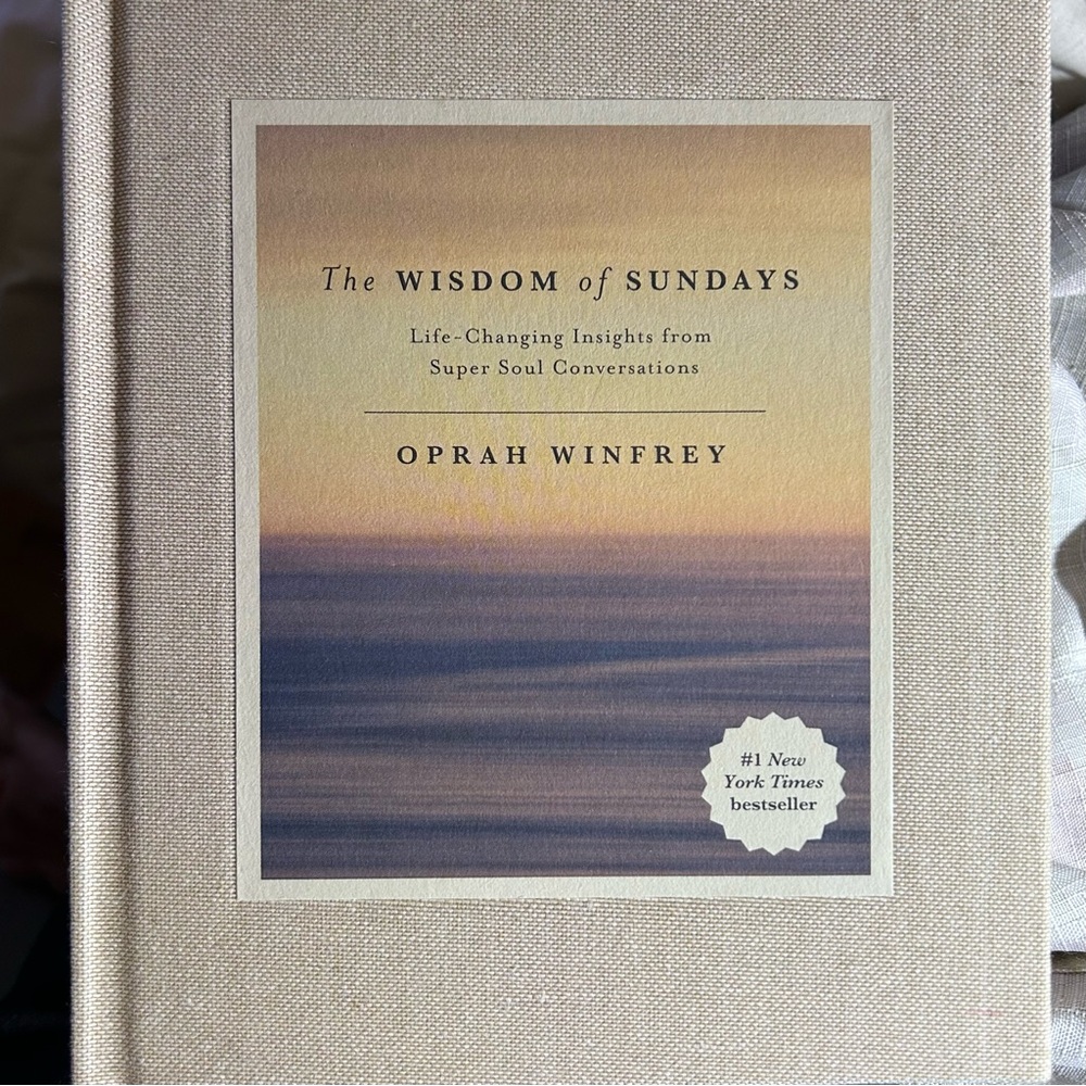 Wisdom of Sundays by Oprah Winfrey HARDCOVER